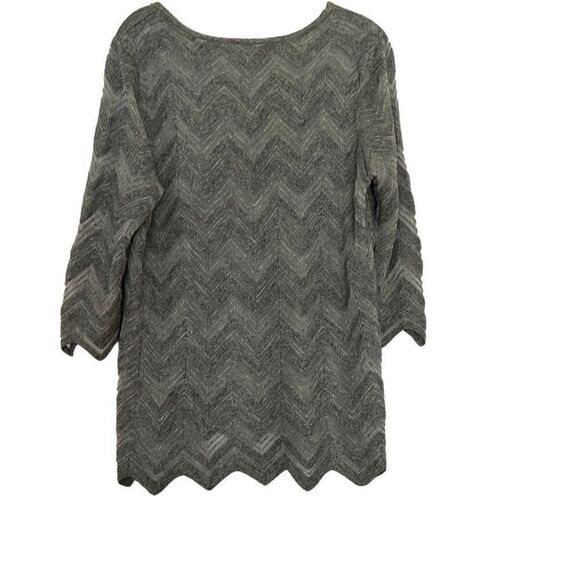 Chico’s Travelers collection Gray Sweater Sz.1 - Picture 1 of 4